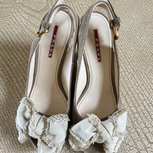 Prada Espadrille wedge sandals - Picture 6 of 10